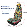 thumbnail image 4 of Yiaed Angry Shark Pattern Print Car Seat Covers,Universal Auto Seats Protector Fits for Car,SUV Sedan,Truck,Automotive Seat Covers & Accessories(Two packs), 4 of 7
