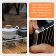 thumbnail image 2 of Barbecue Furnace Head Stainless Steel Grate Rack Portable Grill Rack Folding Barbecue Rack, 2 of 9