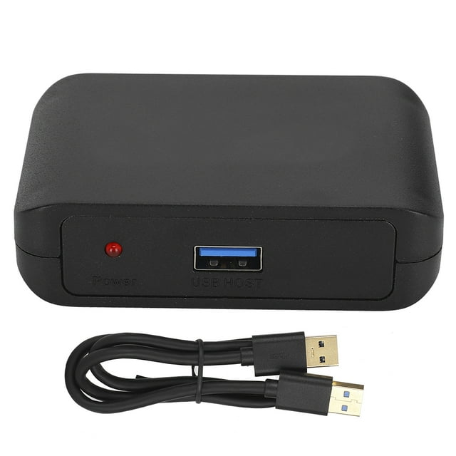 Convertidor y extensor USB 3.0 a HDMI VGA, adaptador de pantalla de audio y video HD para Windows/MAC OS, color negro