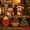 A008- Brown, variant on Vintage Christmas Decor Christmas Table Decor 6 Inch Wooden Christmas Ornament for Home Farmhouse Christmas Decor Christmas Tabletop Display, 1 Pack