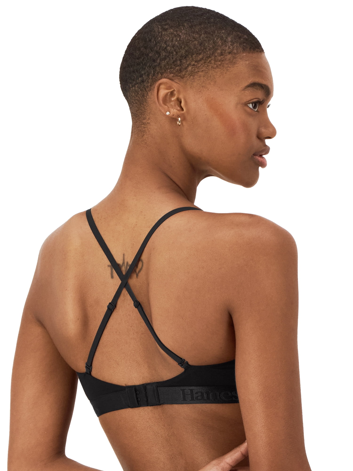 Hanes Originals Women's Supersoft Scoop Bralette