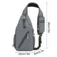Crossbody Sling Backpack, Small Sling Bag with Phone Holder