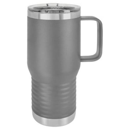 

Maxam JDLCM210 20 oz Stainless Steel Polar Camel Vacuum Mug with Slider Lid Grey