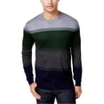 thumbnail image 1 of Club Room Mens Colorblocked Pullover Sweater, Green, XXX-Large, 1 of 1