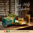 thumbnail image 3 of Gya Tea Co Peppermint Herbal Tea K-Cups (16ct) - Caffeine-Free Digestive Support Pods, Keurig Compatible, 3 of 10