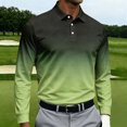 thumbnail image 3 of IAJDKMEK Men's Printed Long Sleeve Sport Top – Collared Style, All-Over Graphic, Mens Casual Shirts, Soft Active Shirt, Versatile Wear, 3 of 5