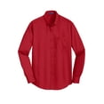thumbnail image 5 of Port Authority SuperPro Twill Shirt-2XL (Rich Red), 5 of 6