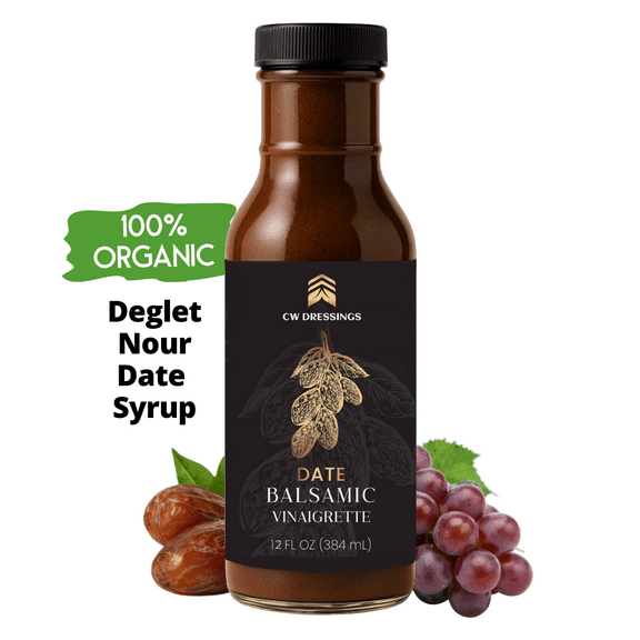 CW Dressings Date Balsamic Vinaigrette Salad Dressing, 12 fl oz