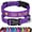 Dark Purple, variant on Didog Custom Personalized Dog Collar Embroidered Pet ID Name Number Reflective Nylon