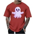 thumbnail image 2 of Delliss Men's Halloween Print Crew Neck Simple Stylish Top M-4XL, 2 of 5