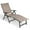 Espresso, variant on Crestlive Products Gray Outdoor Chaise Lounge Chair Aluminum Folding Recliner