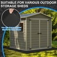 thumbnail image 6 of Outdoor Storage Shed Mat, 914mmx1219mm Non Slip Waterproof Carport Protect Pad, 6 of 7