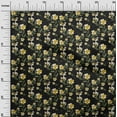 thumbnail image 3 of oneOone Polyester Spandex Black Fabric Florals Dress Material Fabric Print Fabric By The Yard 56 Inch Wide, 3 of 4