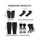 thumbnail image 3 of 6pcs Calcetines Antideslizantes Con Espinilleras Para Fútbol Negro Unitalla, 3 of 3