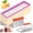 Purple, variant on Toorise 40.58oz Silicone Soap Mold with Wooden Box Stainless Steel Straight and Wavy Cutter Complete Soap Making Supplies Kit for DIY Cold Process Making