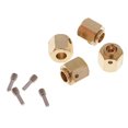 thumbnail image 1 of Runquan 4Pcs 11mm Roue Moyeu Laiton Adaptateur Hexagonal Adaptateur Hexagonal pour 1/10 4 RC Crawler, 1 of 8
