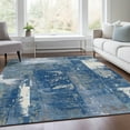 thumbnail image 5 of Dalyn Rugs Machine Washable Indoor/Outdoor Chantille Navy 8' x 10' Rug, 5 of 9