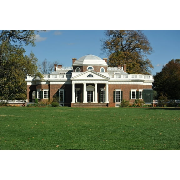 24x36 gallery poster, Thomas Jefferson's home Monticello in Virginia