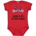 thumbnail image 3 of Inktastic Military Veteran Daddy Proud Son Daughter Boys or Girls Baby Bodysuit, 3 of 5