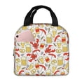 thumbnail image 1 of Disketp Crabs And Beer Bolsa Térmica para Almuerzo para Hombre y Mujer, Ideal para Trabajo, Senderismo y Picnic, 1 of 8