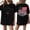 Black, variant on Womens Loose Fit Short Sleeve Crewneck T Shirt 250 Years 1776 Graphic Print Casual Top Tee for Anniversary Event Black L