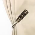 thumbnail image 3 of Rocco Curtain Holdback Pair in Antique Brass, 3 of 3