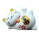 thumbnail image 1 of estatuilla del gato de la con energía solar, gato de la , fortuna, bienvenida, perezoso, , , para coche , doradas Fanmusic estatuilla del gato de la, 1 of 7