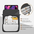 thumbnail image 3 of Laptop Tablet Messenger Bag for Macbook Air Pro 11 12 9th / 10.5" 11" iPad Pro Air Tablet Carry Case for Surface HP DELL, 3 of 7
