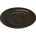 thumbnail image 3 of Ekena Millwork 7 7/8"OD x 3/4"P Small Alexandria Ceiling Medallion (Fits Canopies up to 4 5/8"), Hand-Painted Stone Hearth, 3 of 7