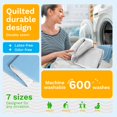 thumbnail image 2 of Almohadillas lavables GREEN LIFESTYLE para cama grandes, 34 x 36 cm, paquete de 4, 2 of 6
