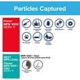 thumbnail image 6 of Filtrete 20x24x1 AC Furnace Air Filter, MERV 11, MPR 1000, Micro Allergen Defense, 3-Month Pleated 1-Inch Electrostatic Air Cleaning Filter, 2 Pack Actual Size 19.81 x 23.81 x 0.81 in, 6 of 8
