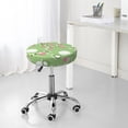 thumbnail image 7 of Goofa Cute Frog2 Printed Stool Covers Round, Waterproof Round Bar Stool Covers Anti-Slip Round Bar Stool Seat Cover with Elastic Bands Durable -14 inch, 7 of 7