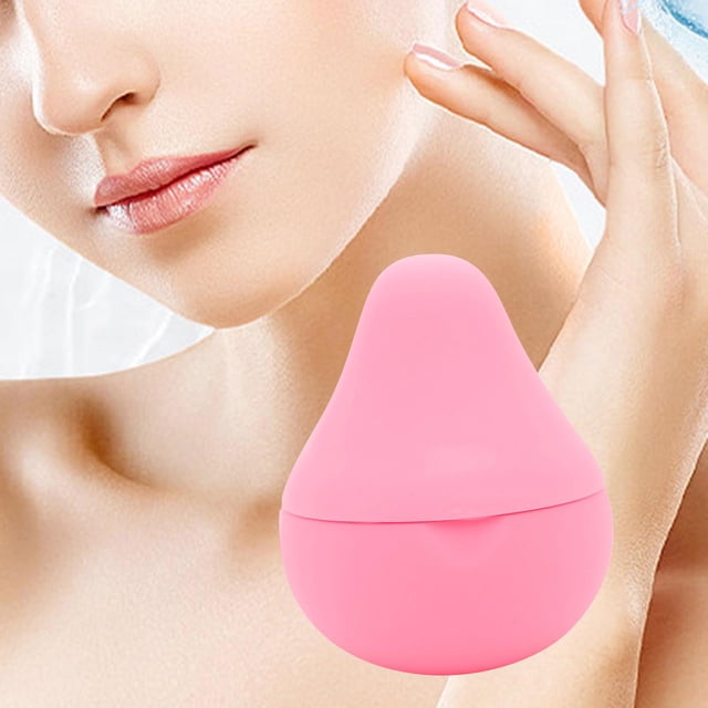 Rodillo De Hielo Facial Moldes De Copa De Hielo Reutilizables Para Bolsas De Ojos Cuidado De La Piel Aclarar La Piel Rosa
