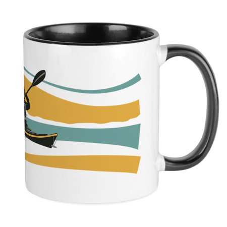 

CafePress - Kayak Sunrise Mug - Ceramic Coffee Tea Novelty Mug Cup 11 oz