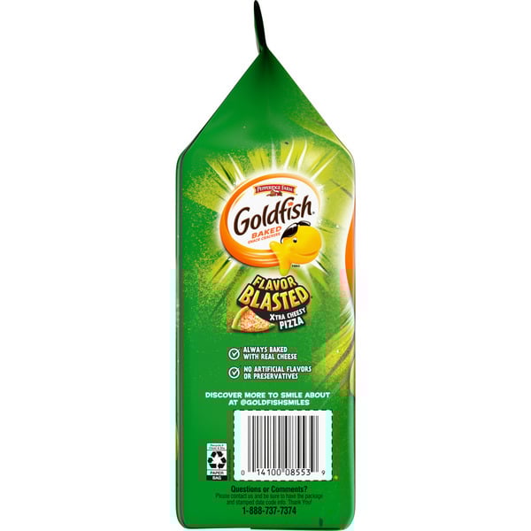 Pepperidge Farm Goldfish Flavour Blasted Xtra Cheesy Pizza Crackers 6
