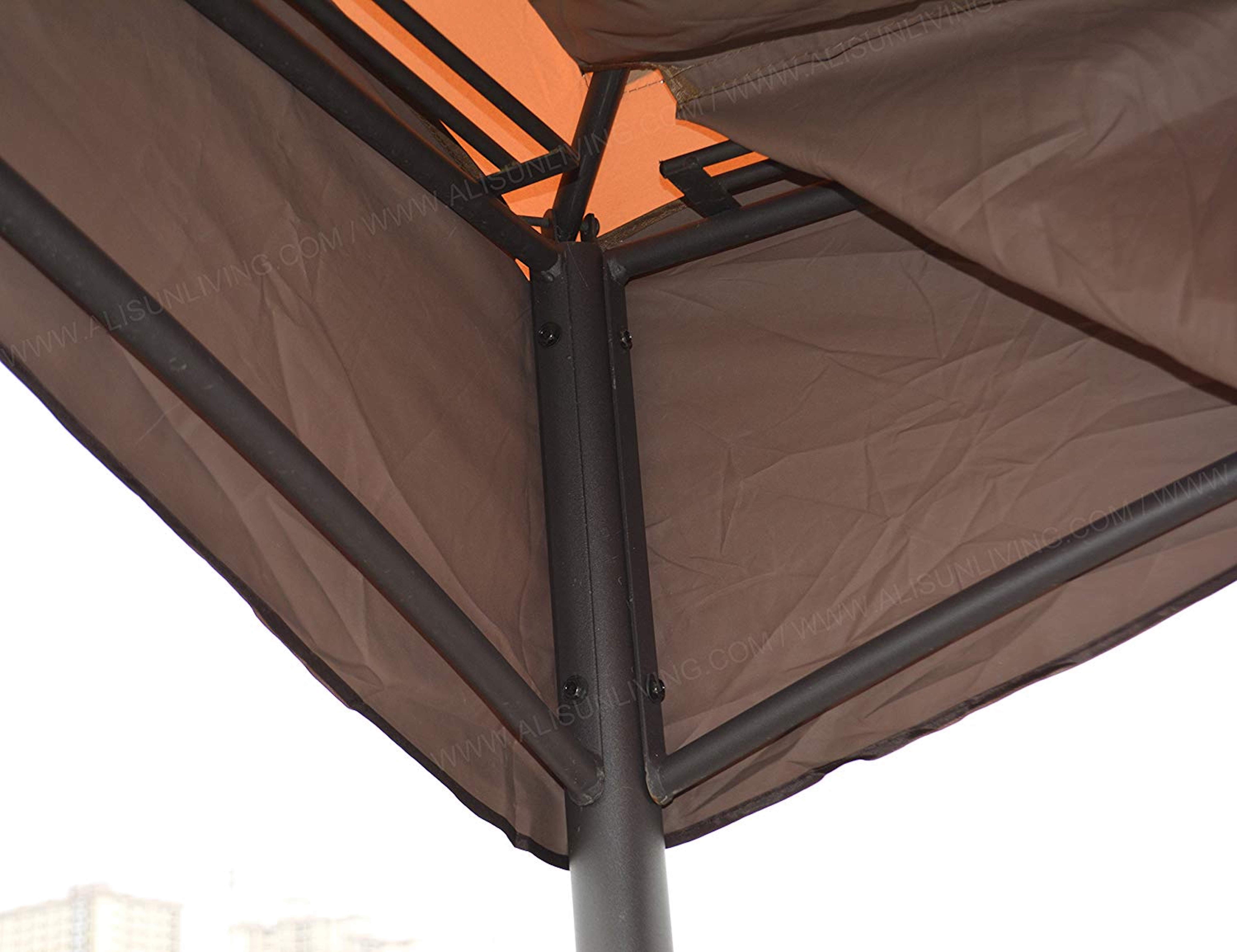 ​APEX GARDEN Replacement Canopy Top for Massillon / Turnberry 10' x 12' Gazebo Model #L-GZ933PST / L-GZ933PCO-L