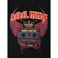 thumbnail image 4 of Hat and Beyond Men's Image Print Mental Cassette Tape Sequin Tee Shirt, 4 of 6