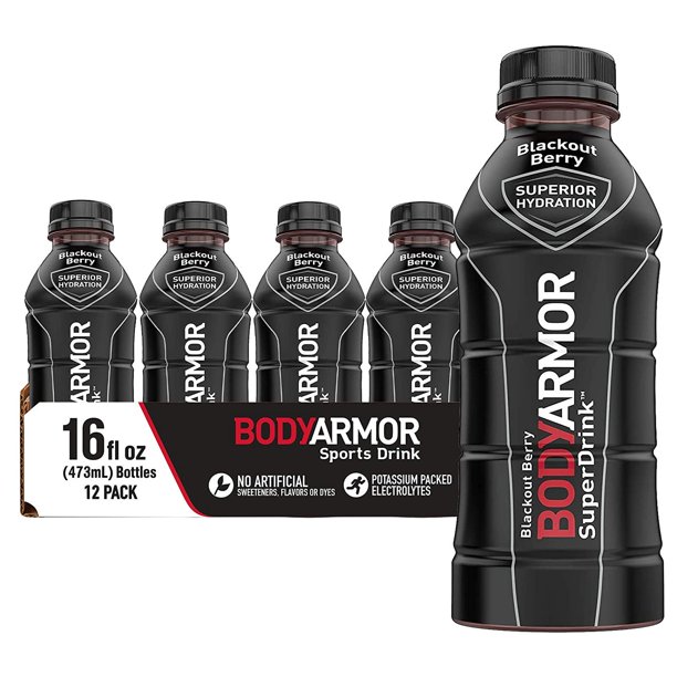 BODYARMOR Sports Drink Sports Beverage, Blackout Berry, Natural Flavors