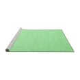 thumbnail image 2 of Ahgly Company Machine Washable Indoor Square Abstract Emerald Green Contemporary Area Rugs, 6' Square, 2 of 4