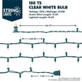 thumbnail image 4 of Luces navideñas Joiedomi Clear 105,6 m 400 (4 x 100), color blanco cálido, 4 of 6