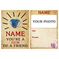 thumbnail image 1 of Customized Valentines Day Gifts for Kids Holiday Greeting Cards Name Photo Texts S1F8, 1 of 9
