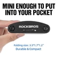 thumbnail image 5 of ROCKBROS 16-in-1 Bike Multitool Kit, Portable Foldable Repair Tool with Allen Wrench, Tire Levers, for Mountain, Road Bikes, EBike, 5 of 9