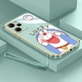 thumbnail image 2 of Xiaomi POCO X5 Pro X4 5G X5Pro M5 M5s Bordes Rectos Funda De Dibujos Animados Suave Doraemon Carcasa Elegante Chapado Silicona Cubierta, 2 of 4