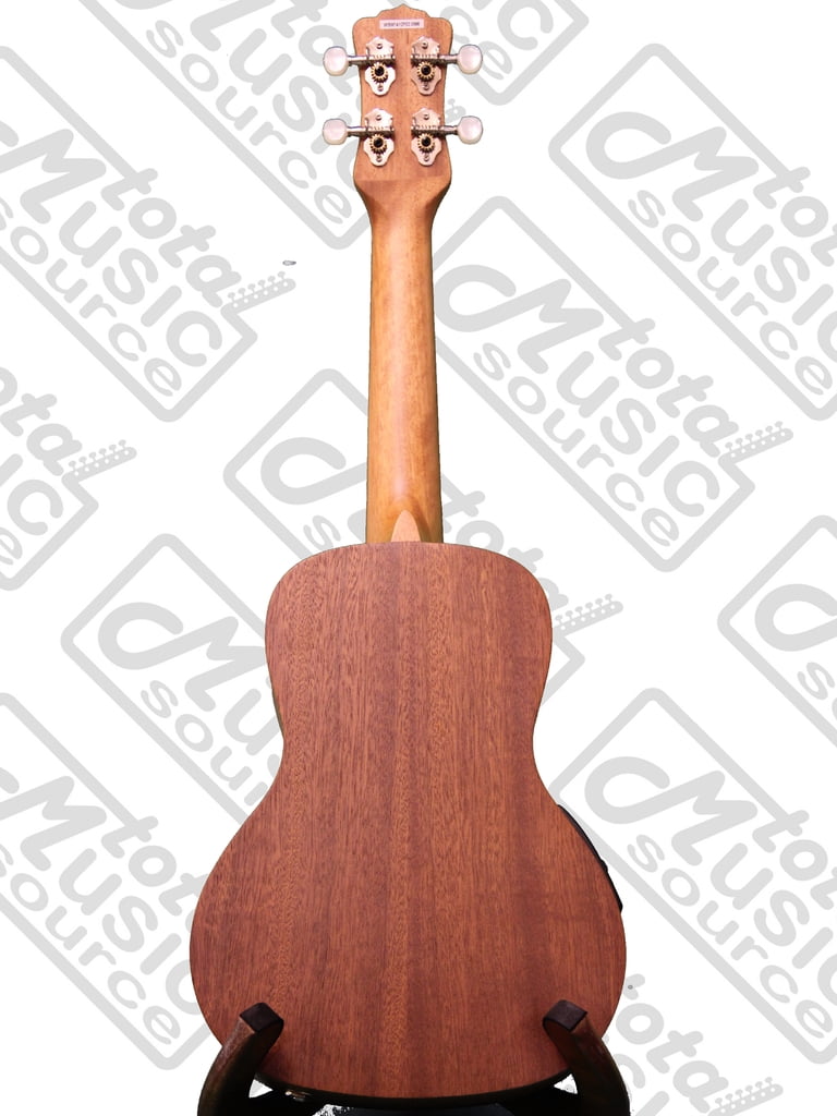 Luna Mahogany Series Maluhia Peace Acoustic-Electric Concert Ukulele W/Gigbag,Tuner,Strings & PC, UKE MALU EL COMP