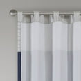 thumbnail image 3 of Madison Park Amherst Polyoni Pin Tuck Window Panel, 50" x 84", Navy, 3 of 4