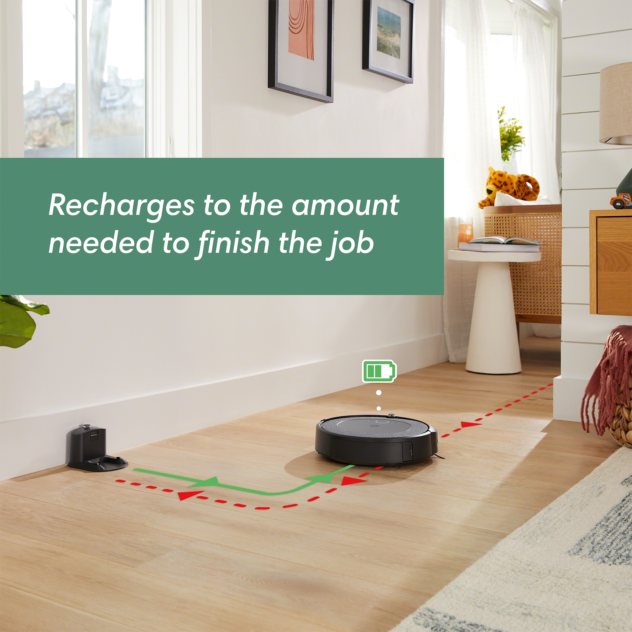 iRobot® Roomba® i3 EVO (3150) Wi-Fi Connected Robot Vacuum – Now Clean by Room with Smart Mapping, Works with Google, Ideal for Pet Hair, Carpets & Hard Floors - image 6 of 14