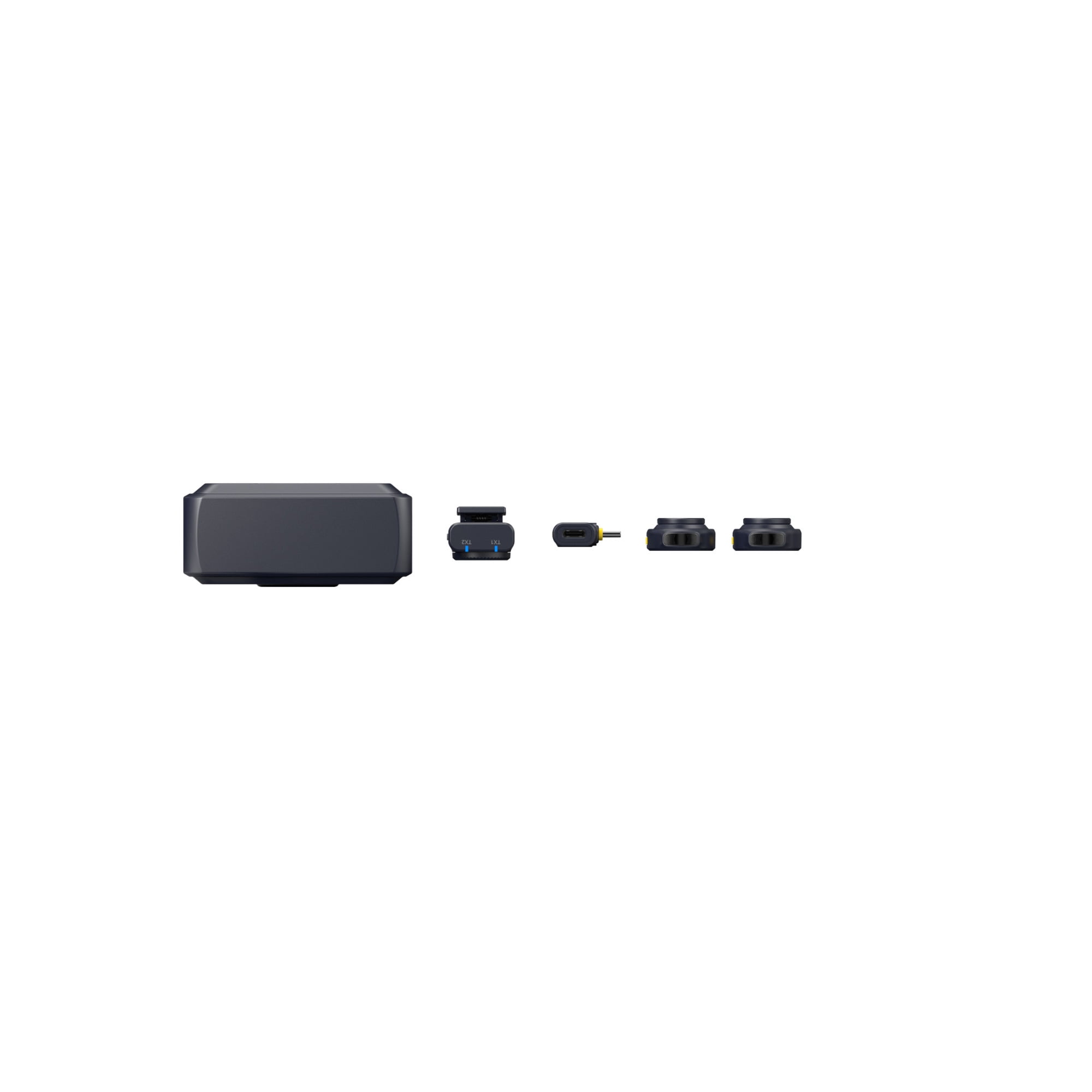 Hollyland LARK M2 2-Person Wireless Mini Combo Microphone System with 48kHz/24bit Hi-Fi Sound Noise Cancellation Lightweight and Long Battery Life