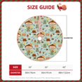 thumbnail image 2 of Salouo Mushroom House Insect Frog Christmas Tree Skirt 30" Farmhouse Christmas Decorations Snowman Xmas Tree Skirt Tree Mat for Holiday Party Decor, 2 of 8