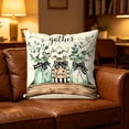 thumbnail image 6 of Luoshdecor Summer Home Throw Pillow Covers 18x18 in,Bless Our Home Floral Pillow Case for Home Outdoor Sofa Decor, 6 of 6