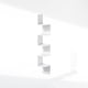 thumbnail image 4 of Estantería de esquina flotante Furinno, 5 niveles, soporte de pared, color blanco, 4 of 6